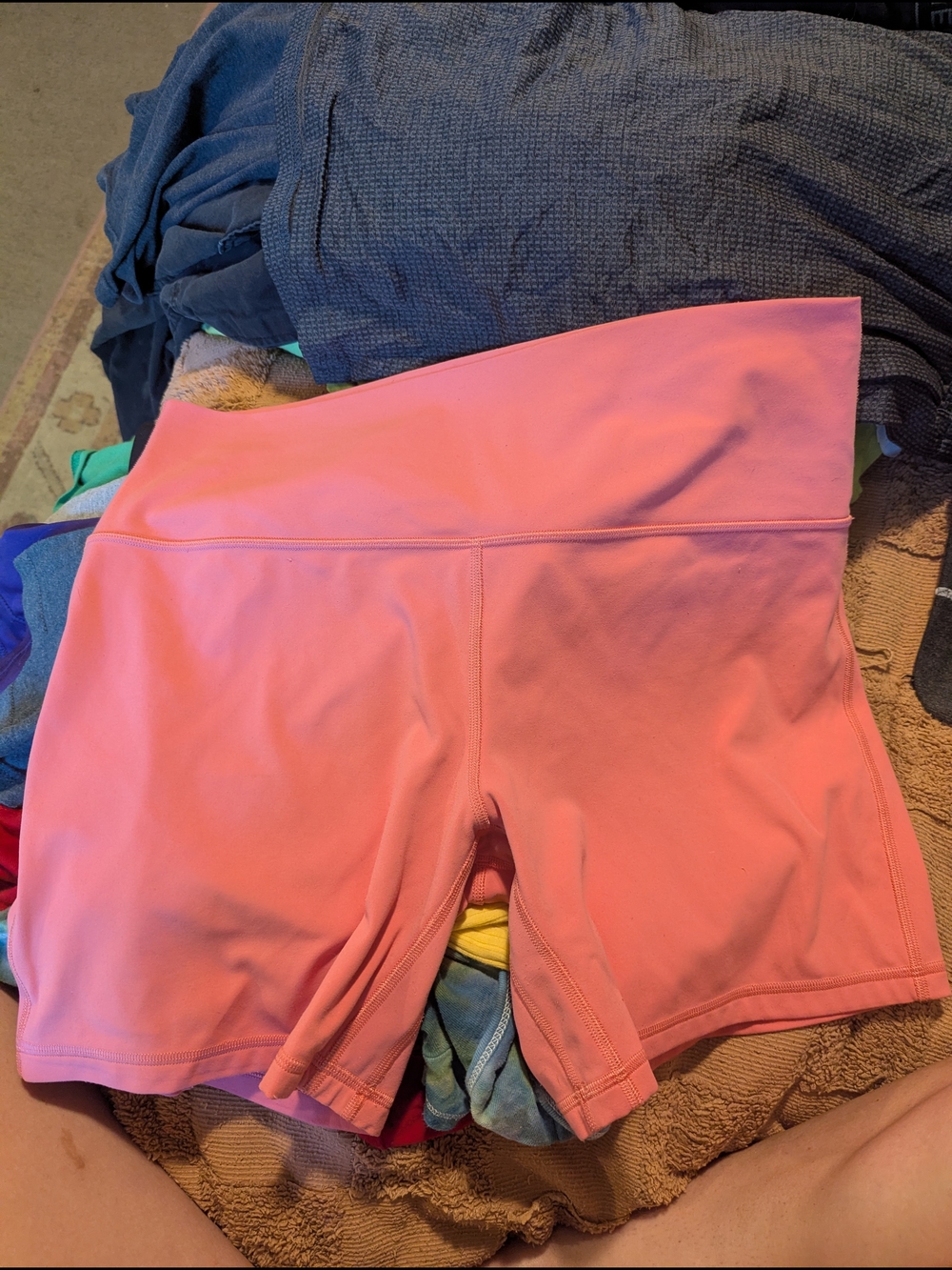 lululemon Pink Biker Shorts